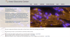 Desktop Screenshot of iowaglaucoma.org